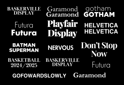 Top 10 Trending Fonts in 2024/2025 For Advertising