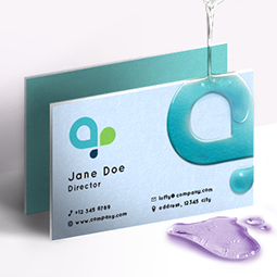 Spot Varnish Business Cards